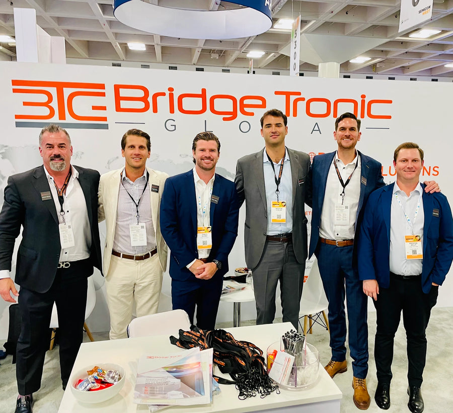 Bridgetronic team at an industry event