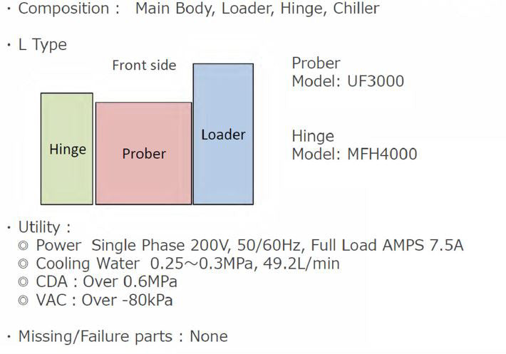 Accretech / TSK UF 3000 Tri-Temp Prober