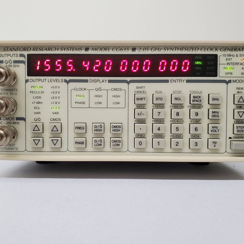 Stanford Research Systems (SRS) CG 365 Synthesized Clock Generator