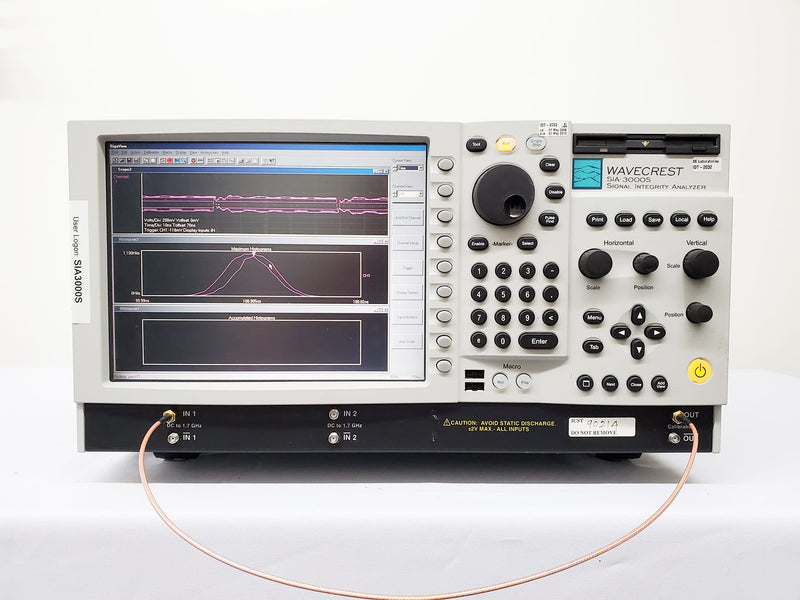 Wavecrest SIA 3000 S Signal Integrity Analyzer