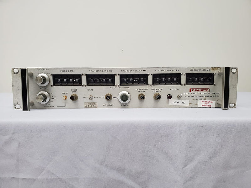 Dranetz 206 A Digital Tone Burst Timing Generator