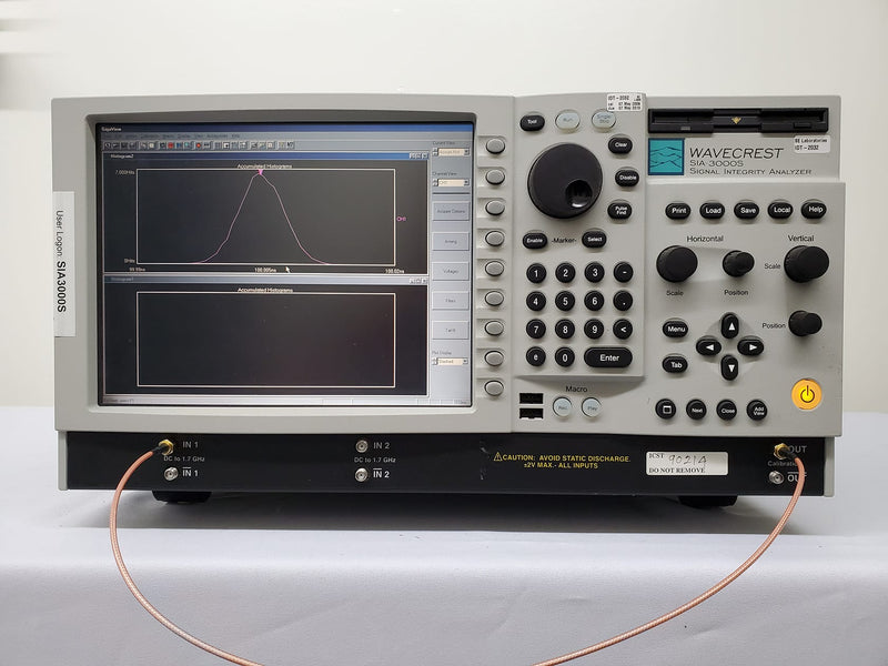 Wavecrest SIA 3000 S Signal Integrity Analyzer