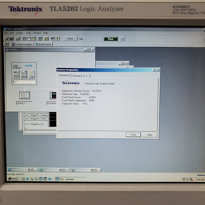 Tektronix TLA 5202 Logic Analyzer