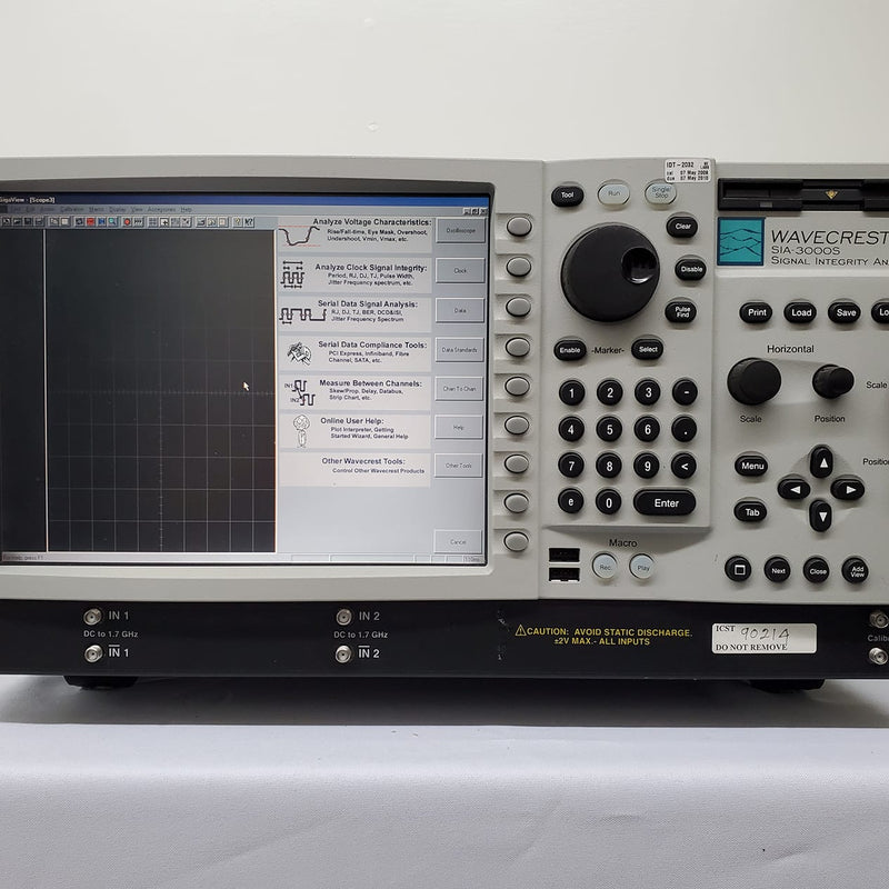 Wavecrest SIA 3000 S Signal Integrity Analyzer