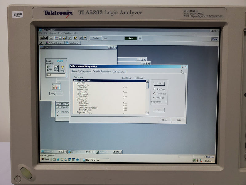 Tektronix TLA 5202 Logic Analyzer