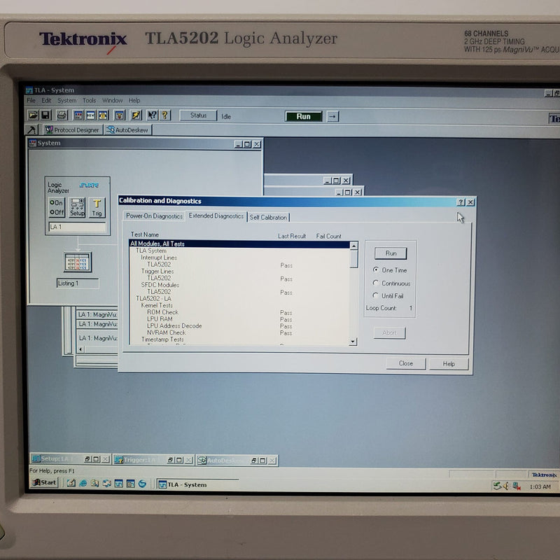 Tektronix TLA 5202 Logic Analyzer