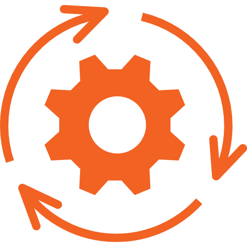 Gear moving icon