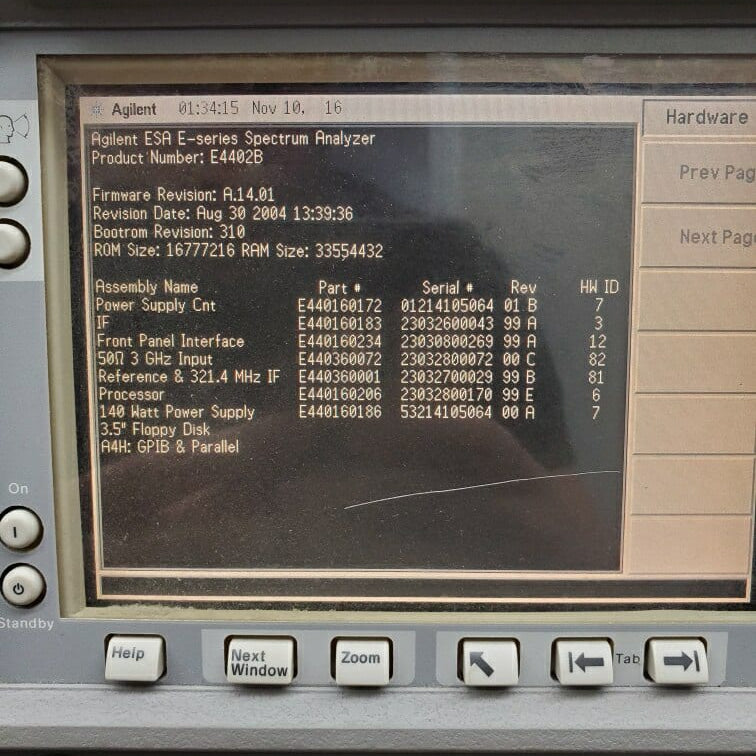 Agilent E 4402 B Spectrum Analyzer