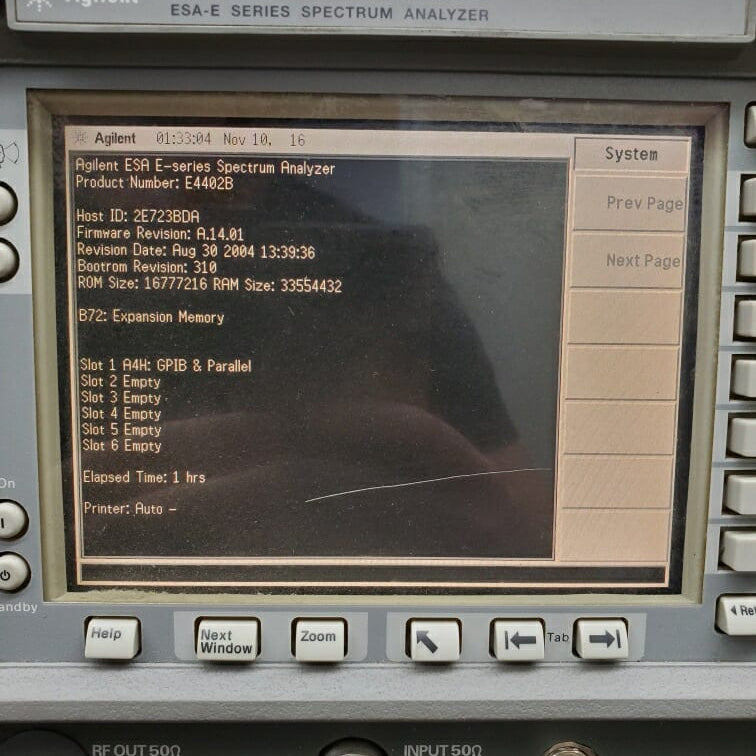 Agilent E 4402 B Spectrum Analyzer