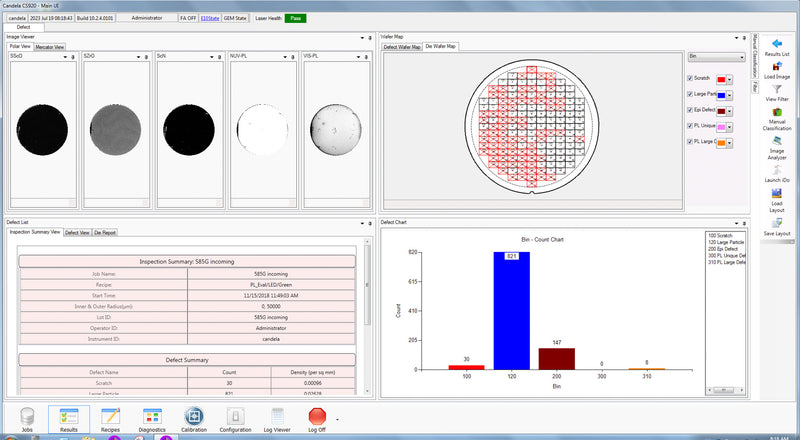 KLA-Tencor Candela CS 920 Surface Analyzer