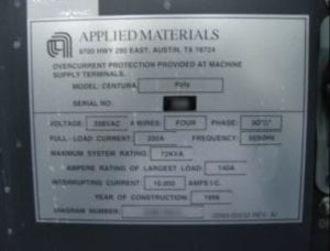 Applied Materials-Centura Poly Etch DPS+-Poly Silicon Etch System-37604 Refurbished