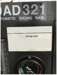 Buy Online Disco-DAD 321-Dicing Saw-44386