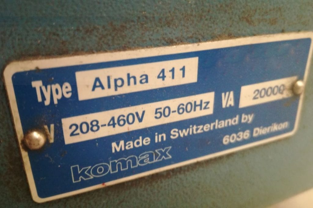 Komax-Alpha 411-Cutting machines-51542 Image 1