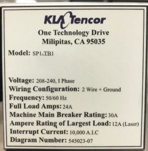 Check out KLA Tencor-Surfscan SP 1-TBi-Wafer Inspection System-50296