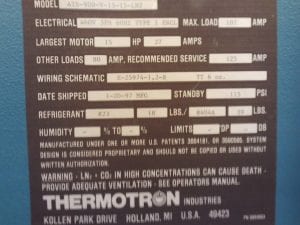 Thermotron-ATS 900 Y 15-15-LN 2-Thermal Shock Stress Test Chamber-52644 For Sale