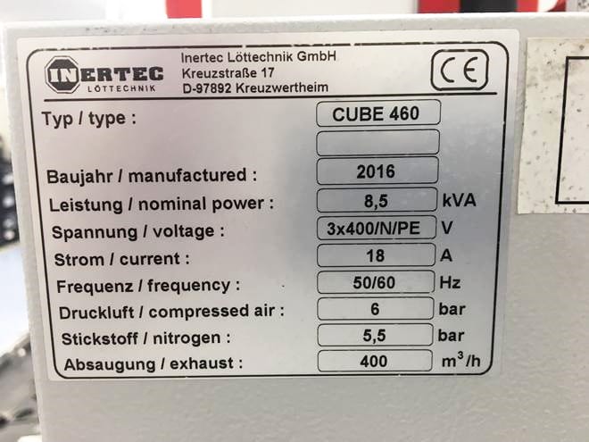 Buy Inertec-Cube 640-Selective Soldering System-52967 Online