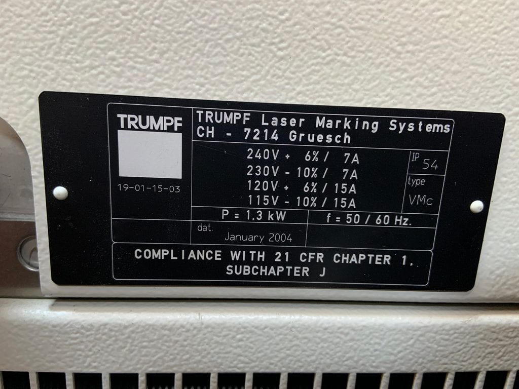 Trumpf--Laser Marking Systems-29560