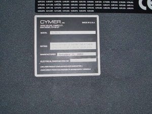 Cymer NL 7401 A Laser System 57933 Refurbished