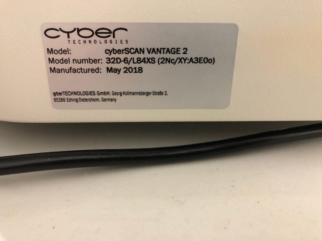 Cyber Technologies Cyberscan Vantage 2 3D Scanning System 58090 For Sale