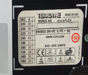 Teradyne microFLEX Tester 58537
