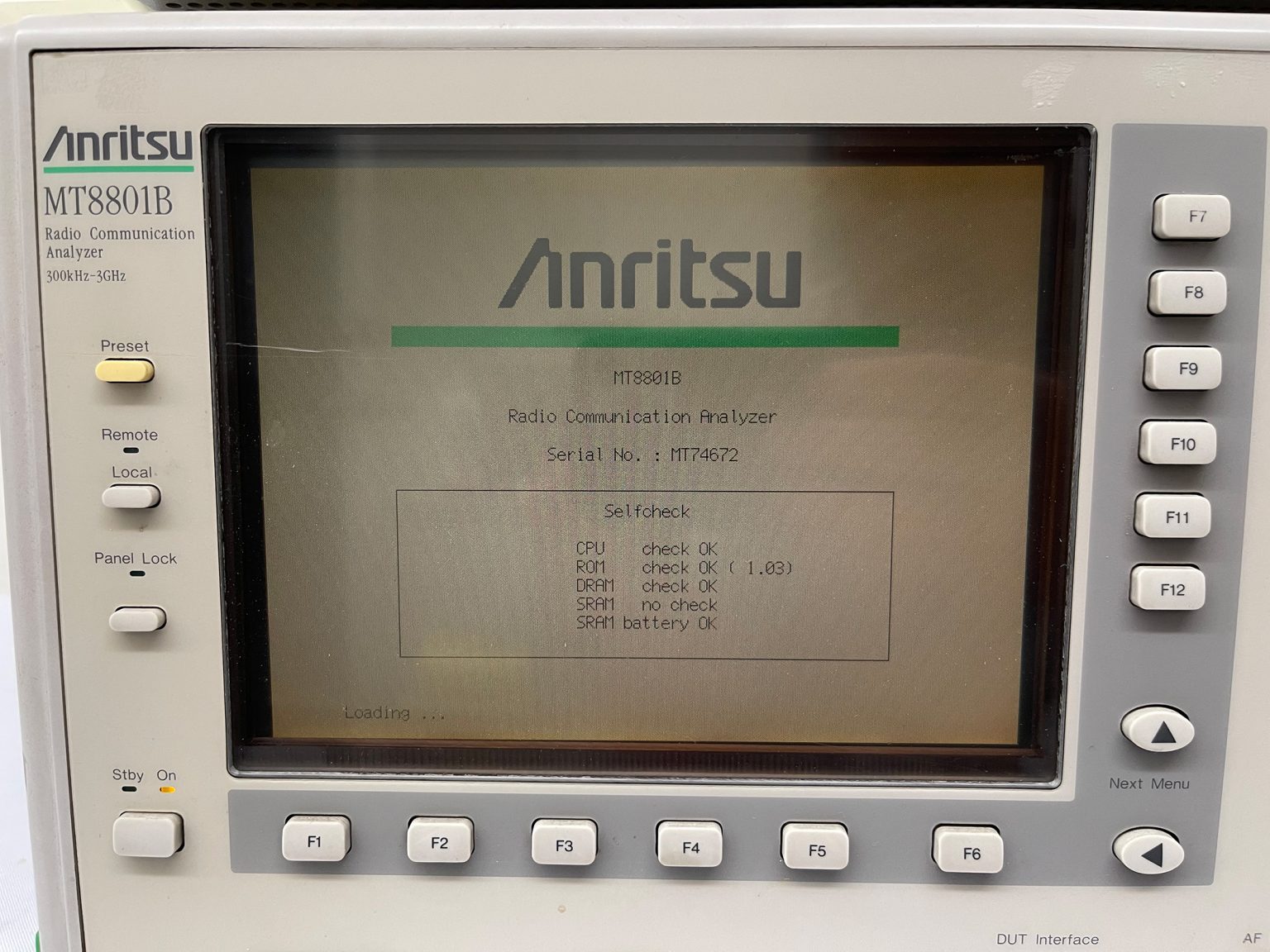 Anritsu-MT 8801 B-Radio Communication Analyzer – 300kHz-3GHz-59887