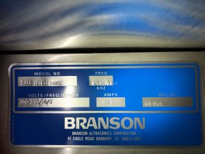 Branson 1216 Benchmark Ultrasonic Cleaning System 62295 Refurbished