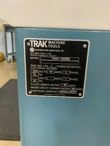 Trak 1630 RX Lathe 62420 Image 1