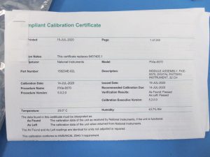 National Instruments PXIe 6570 62625 Refurbished