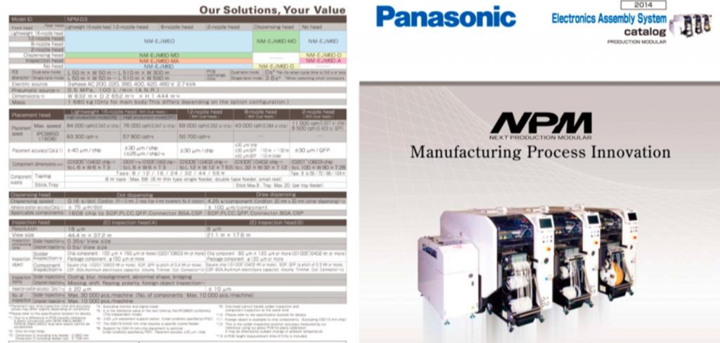 Panasonic NPM D 3 Surface Mounter 62832 Refurbished