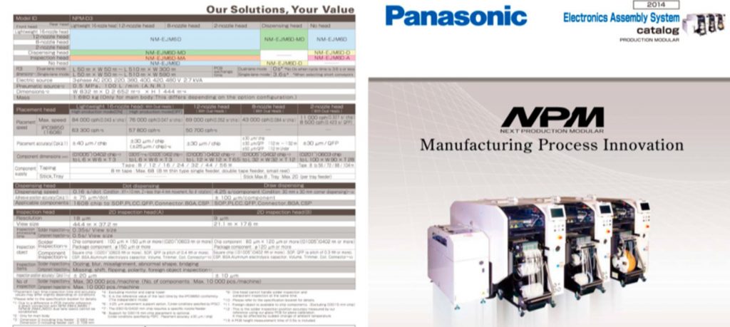 Panasonic NPM D 3 Surface Mounter 62825 Refurbished