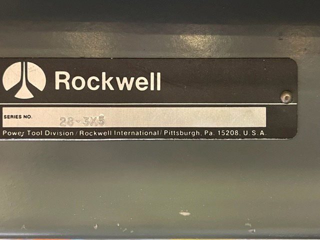 Rockwell 20 Vertical Band Saw 63815 For Sale