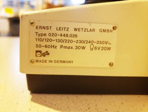 Ernst Leitz Wetzlar  Ergolux  Microscope  65004 Refurbished