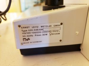 Ernst Leitz Wetzlar  Ergolux  Microscope  65006 Refurbished