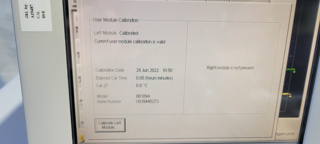 Agilent 86109A Optical Module -65340