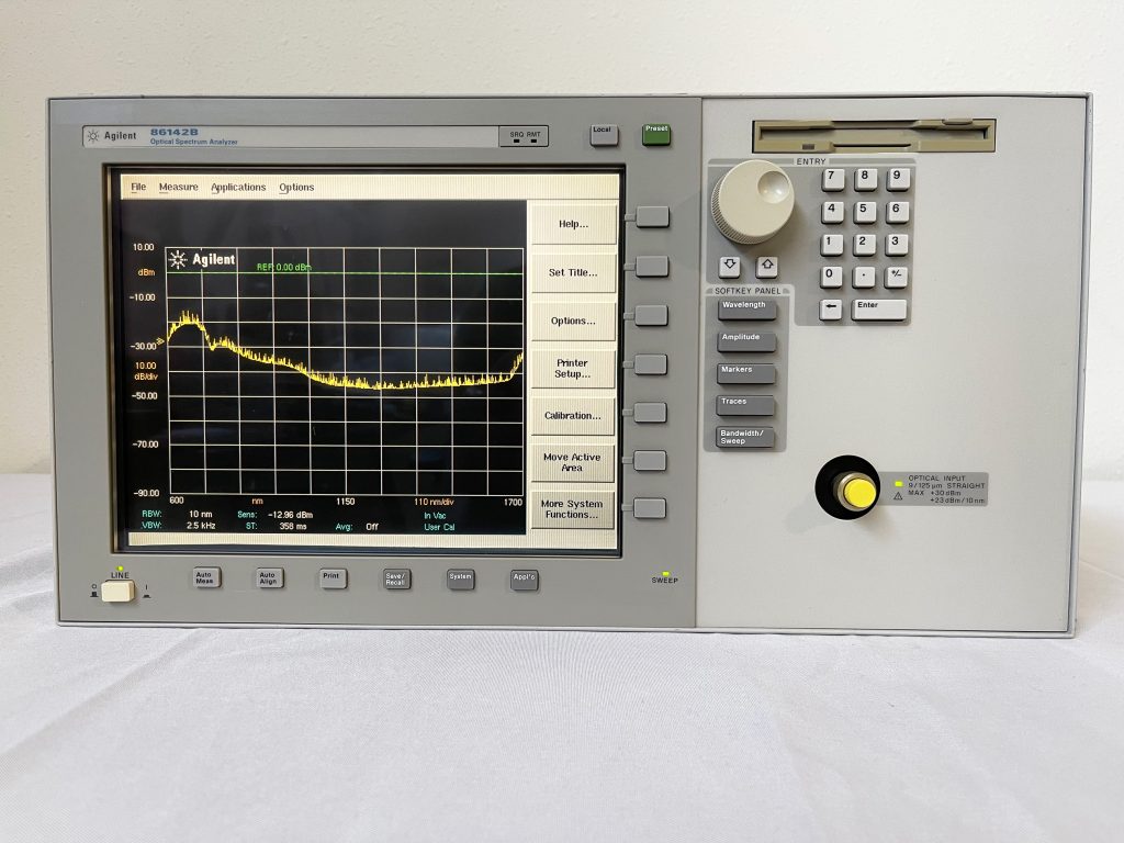 Agilent  86142 B  Optical Spectrum Analyzer  65343 For Sale