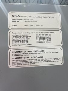 DTM  Sinterstation 2000  66892 For Sale