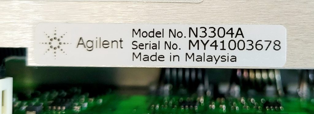 Agilent  N 3304 A  Load Module 60V/60A, 300W  67165 Refurbished