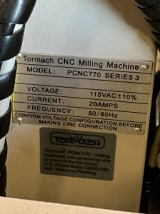 Tormach  PCNC 770 Series 3  Drill Press  68043 For Sale