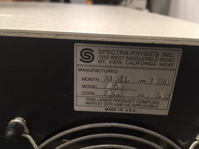 Spectra Physics  2025 05  Argon Ion Laser  68123 For Sale Online