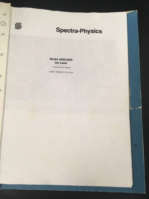 Purchase Spectra Physics  2025 05  Argon Ion Laser  68123