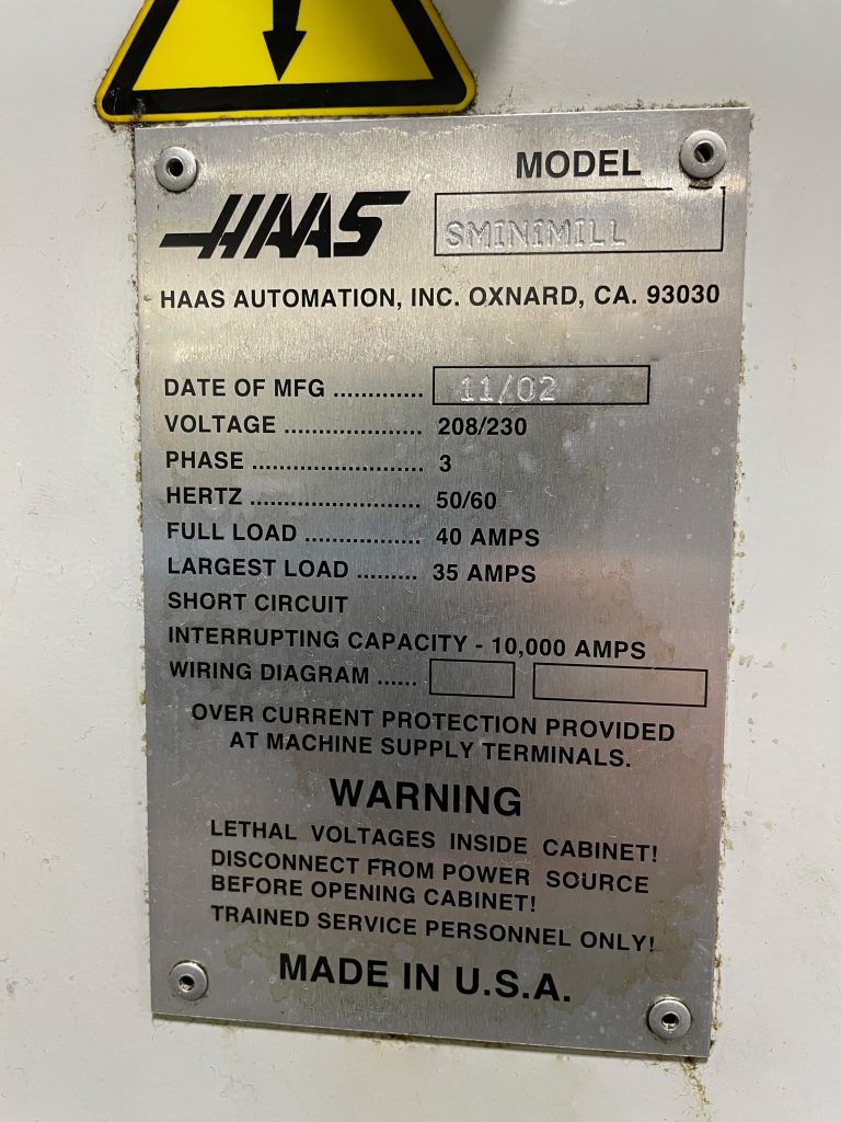 Buy Haas  Super Mini Mill  CNC Mill  68092 Online