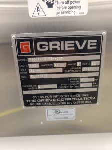 Grieve  TBH 550  Oven  69645 For Sale Online