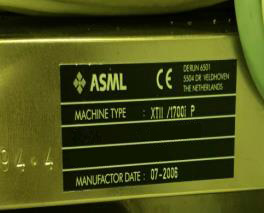 View ASML  XT 1700 i  Immersion Lithography System  69992