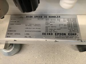 Buy Online Seiko / Epson  TR 60  High Speed IC Handler  69831