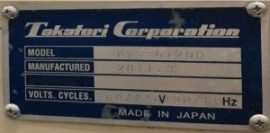 Buy Takatori  MWS 612 DD  Wire Saw  70374