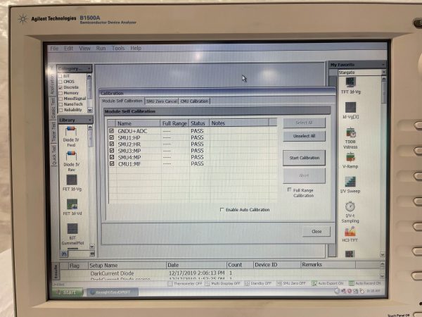 Agilent  B 1500 A  Semiconductor Device Analyzer / SMU  69096 For Sale