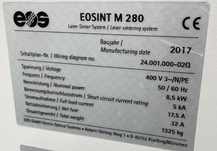 Buy Online EOS  M 280 Metal  3D Printer  71529