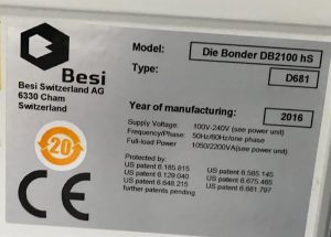 Besi / Esec  DB 2100 FC HS  Die Bonder  71144 For Sale