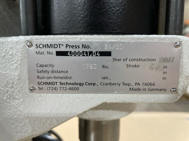 Buy Schmidt  Press  72320