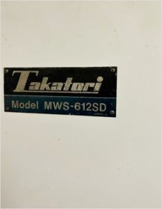 Takatori  612 SD  Wire Saw  72149 Refurbished